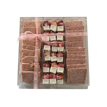 FrischSchoggi and Tartufi Baby Girl Two Layer Plexi Box 1.465kg