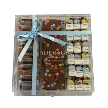 FrischSchoggi and Tartufi Baby Boy Two Layer Plexi Box