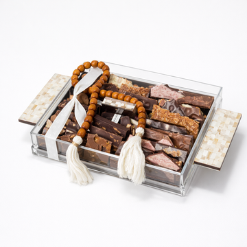 Ramadan Mother of Pearl Plexi Tray FrischSchoggi