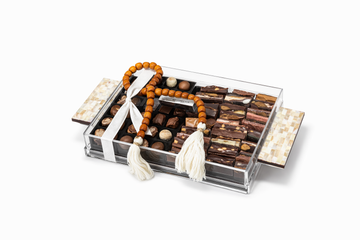 Ramadan Mother of Pearl Plexi Tray Pralines & FrischSchoggi
