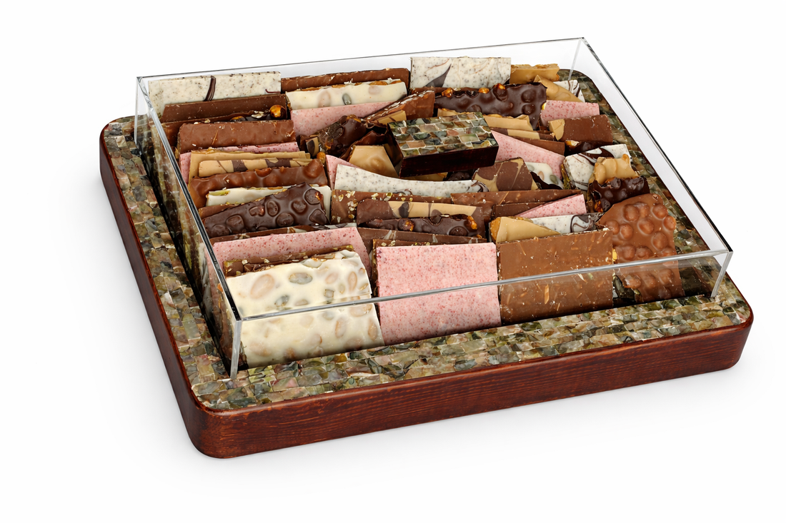 Mother of Pearl Wooden Tray FrischSchoggi