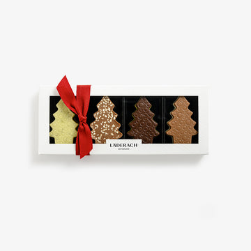 Chocolate Christmas Trees 4pcs box 75g