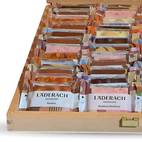 FrischSchoggi Minis Small Wooden Box 450g